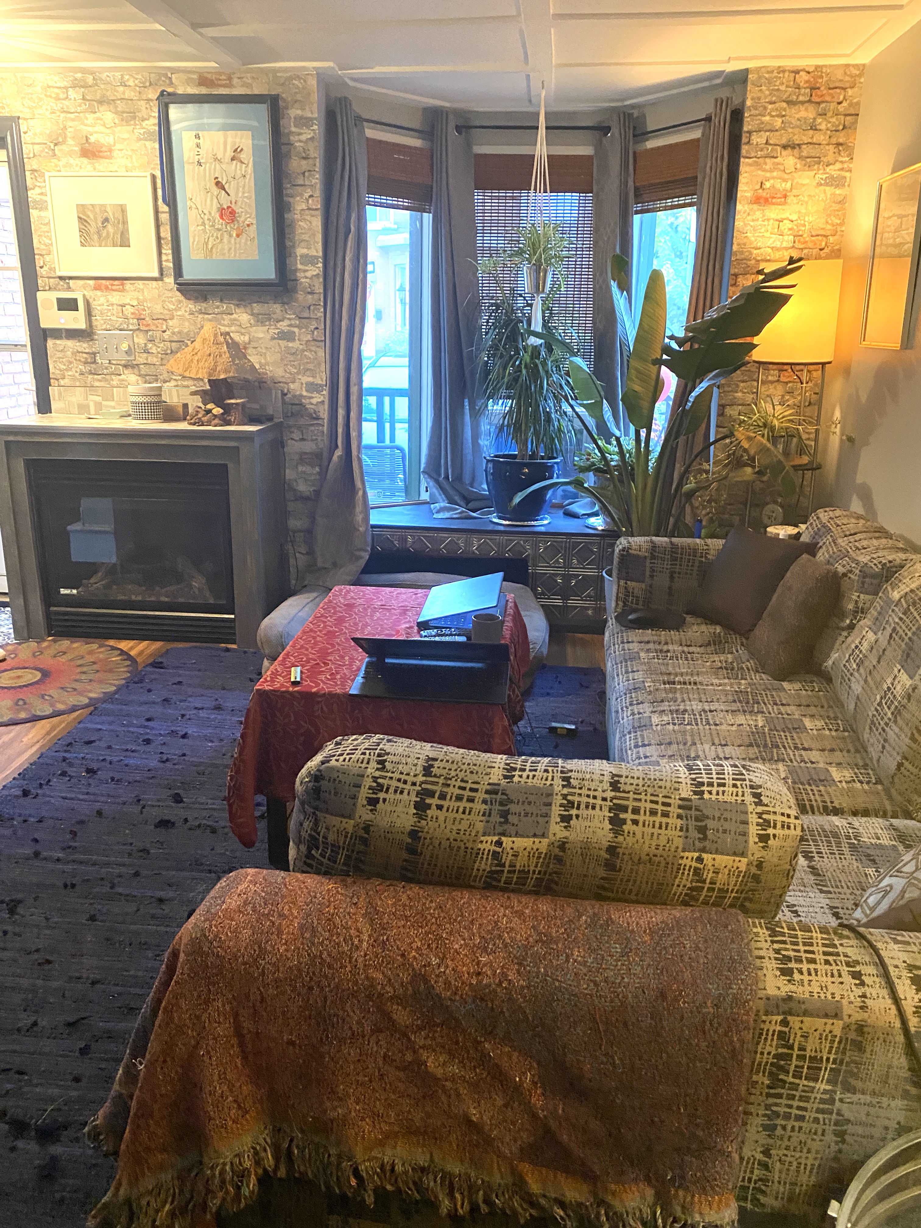 Hamilton living room before renovation